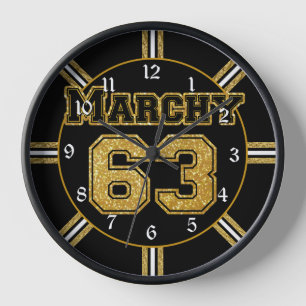 Horloge Marche de hockey de Boston 63