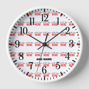 HORLOGE MARQUE BLANCHE MODERNE ET PERSONNALISABLE VÉRIFIÉE