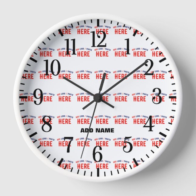 HORLOGE MARQUE BLANCHE MODERNE ET PERSONNALISABLE VÉRIFIÉE (Recto)