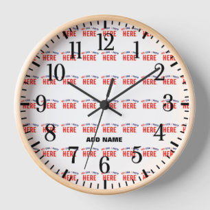 HORLOGE MARQUE BLANCHE MODERNE ET PERSONNALISABLE VÉRIFIÉE