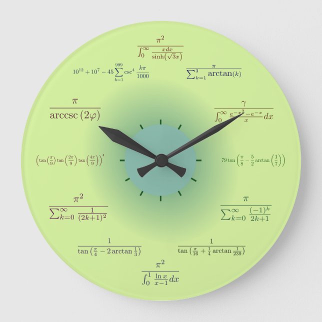 Horloge mathématique (Recto)