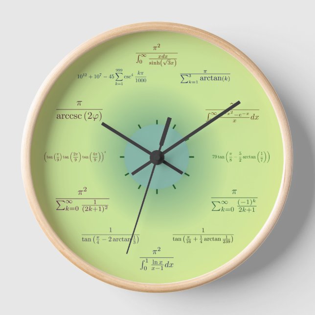 Horloge mathématique (Recto)