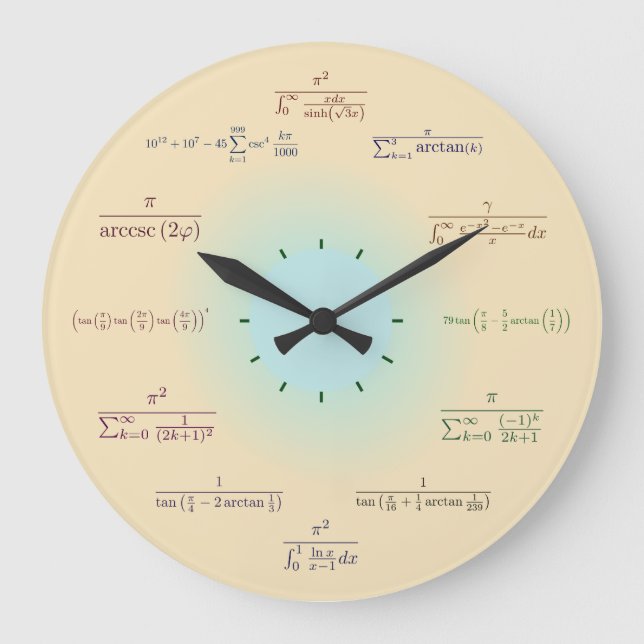 Horloge mathématique (Recto)