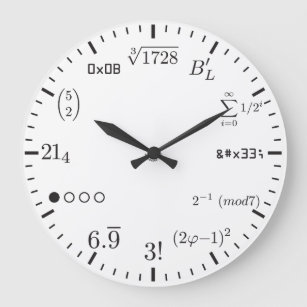 Horloge mathématique v1