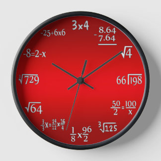 Horloge Mathématiques