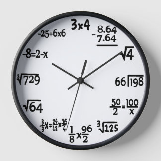 Horloge Mathématiques