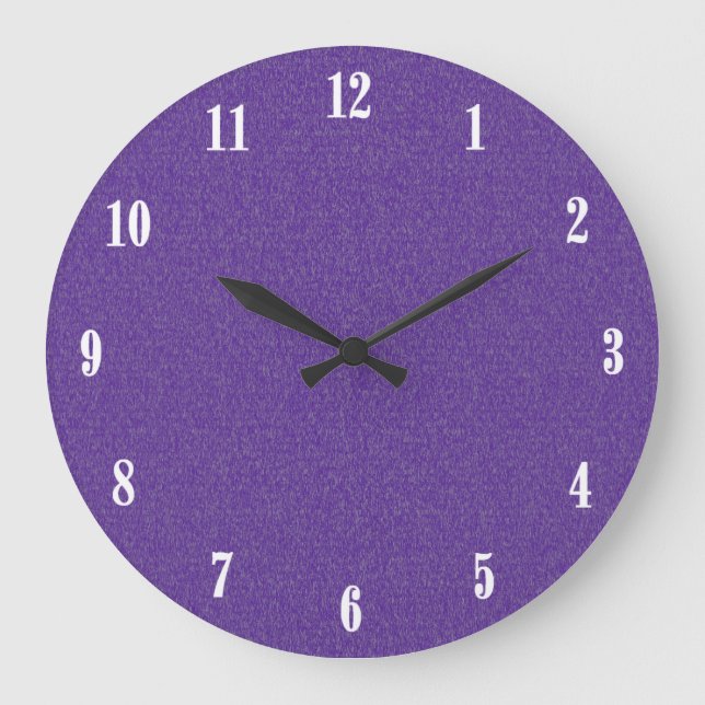 Horloge mauve (Recto)