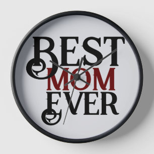 Horloge meilleure maman jamais, maman maman maman simple c