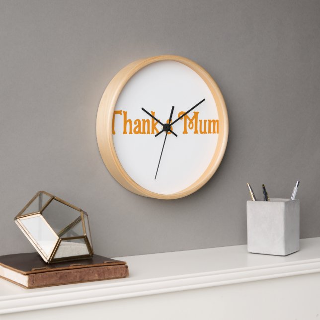horloge merci geft pour maman (Bureau)