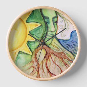 Horloge Mère Terre Déesse Gaia