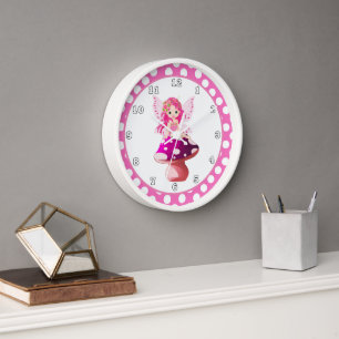 Horloge mignonne de pièce de filles de fairie