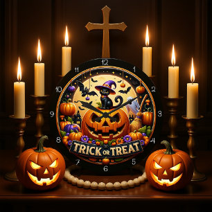 Horloge Mignonne Épouvante Halloween