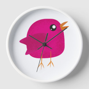 Horloge Mignons oiseaux pour les enfants 