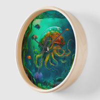 Miles Under the Sea Art Illustration Steampunk
