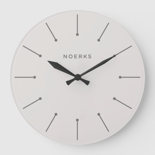 Horloge Minimaliste Noirva (Recto)