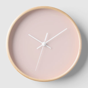 Horloge Minuscule rose vif uni élégant chic