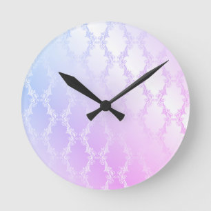 horloge moderne arc-en-ciel