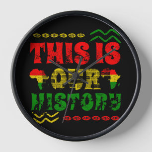 Horloge Mois de l'histoire des Noirs, Afro-Américains