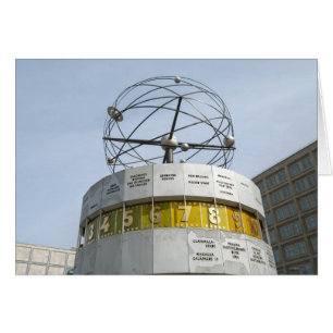 Horloge mondiale à Berlin
