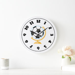Horloge mondiale du ballon de football