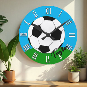 Horloge monogénique pour fans de football / Footba