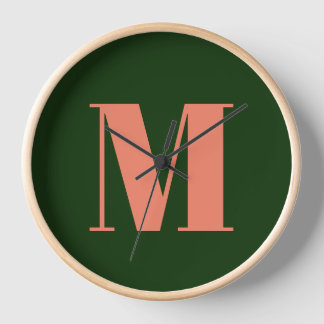 Horloge Monogram Green Letter