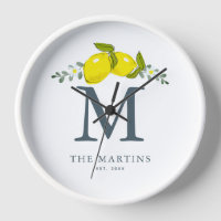 Monogramme blanc de citron vert