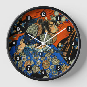 HORLOGE MONSTRE DE COMBAT SAMURAI