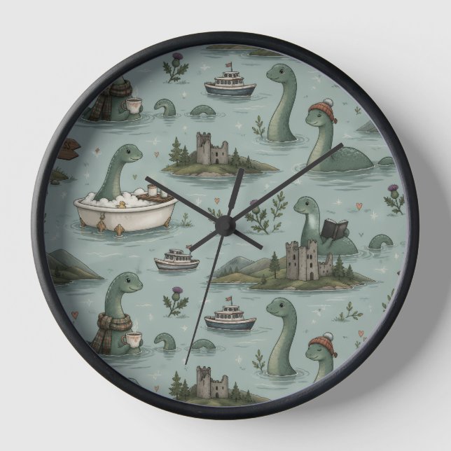 Horloge Monstre du Loch Ness  (Recto)
