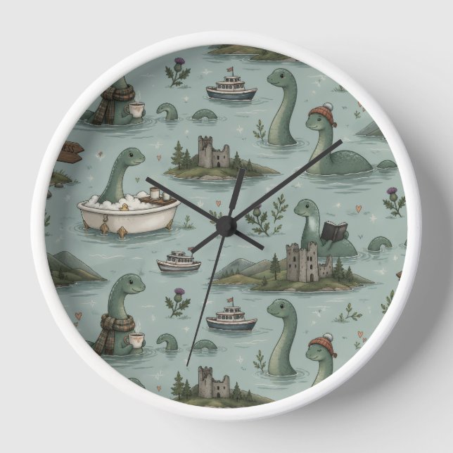 Horloge Monstre du Loch Ness  (Recto)