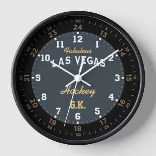 Horloge Montre Bracelet or de hockey Las Vegas