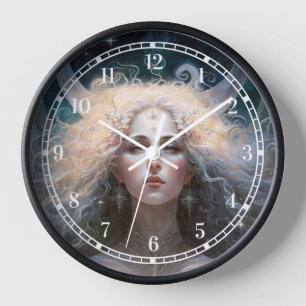 Horloge Moon Goddess Imaginaire Art