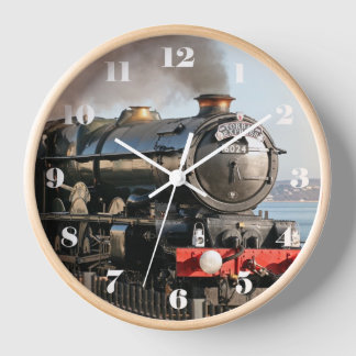 Horloge Moteur à vapeur vintage GWR King Class King Edward