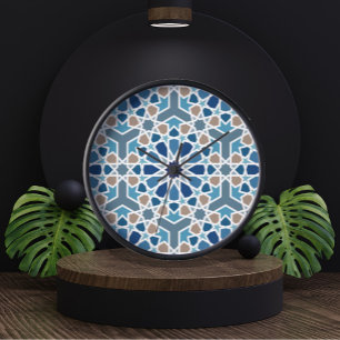 Horloge Motif de conception géométrique arabe