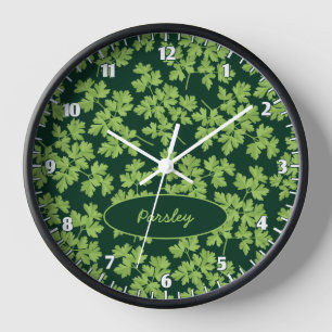 Horloge Motif de persil