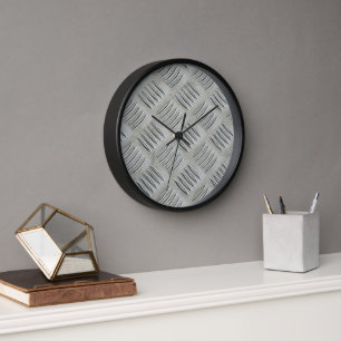 Horloge Motif diamant en aluminium