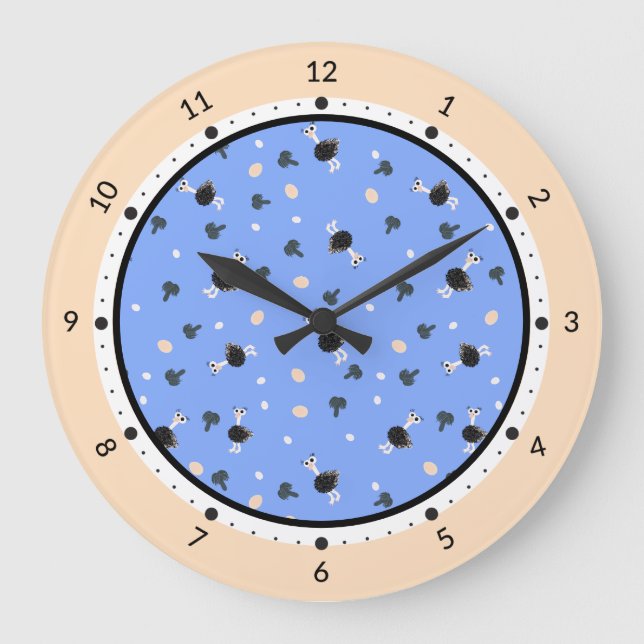 Horloge motif d'Ostrich (Recto)