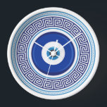 Horloge Motif grec mal oeil Nazar<br><div class="desc">Voir mon magasin pour plus de produits de Grèce.</div>