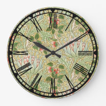 Horloge Motif William Morris