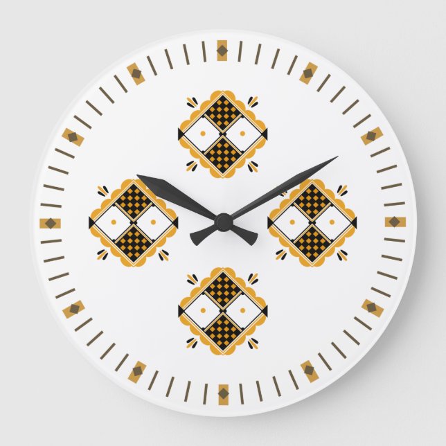 Horloge motifs kabyle (Recto)