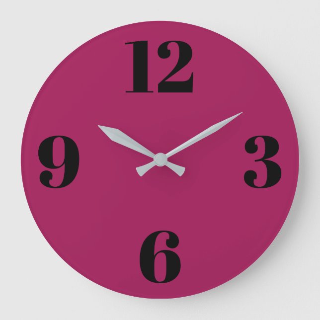 Horloge Mur Acrylique - En Rose (Recto)