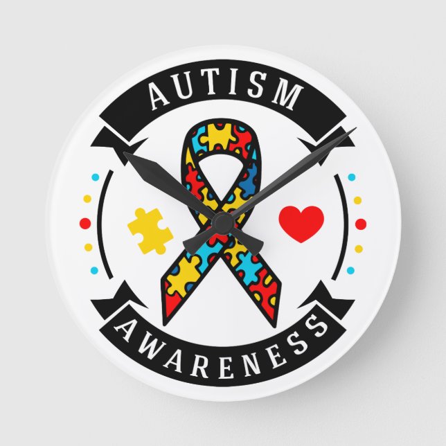 Horloge Mur Acrylique Ronde 8" (Recto)