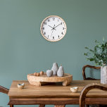 Horloge Mur de l'école classique<br><div class="desc">Horloge classique, régler les couleurs des lignes et de l'arrière - plan, ainsi que la police.</div>