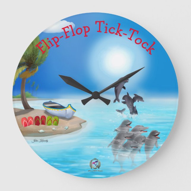 Horloge Mur Flip-Flop Tick-Tock (Recto)