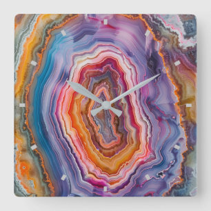 Horloge murale 3 D Agate