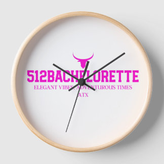 Horloge murale 512Bachelorette | Fête de mariage