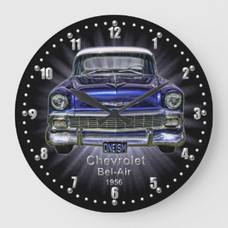 Horloge murale à quartz 1956 Chevrolet Bel-Air