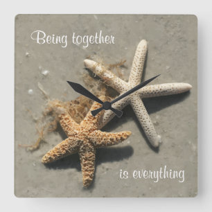 Horloge murale à thème de la plage