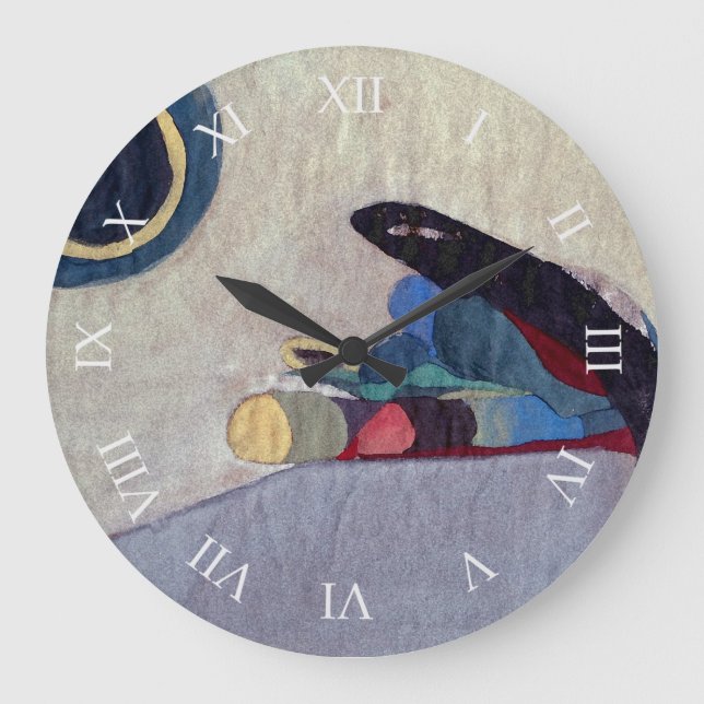 Horloge murale abstraite d'art moderne (Recto)