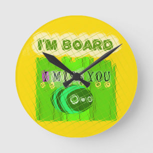 Horloge murale acrylique